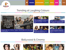 Tablet Screenshot of laughingcolours.com
